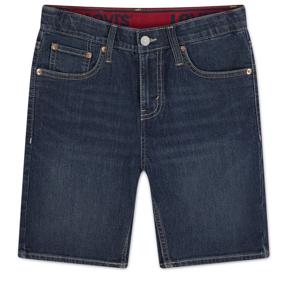 NIP! Levi's Kids Blue Denim Shorts - Picture 3 of 10